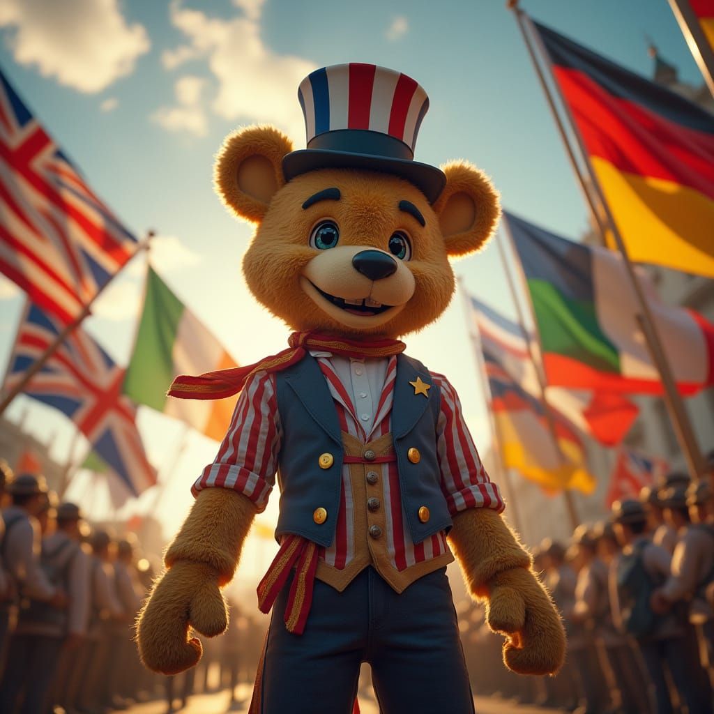 United Nations Mascot in Cinematic Union