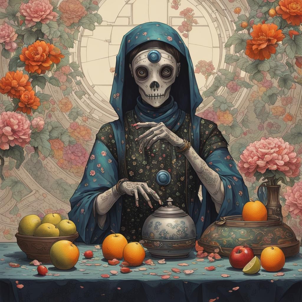 Droid Fortune Teller in Mori Setting