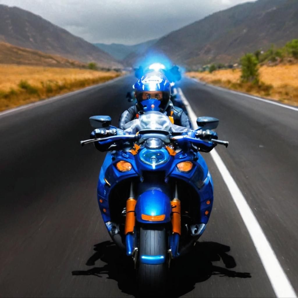 AI Generated Motorbike Image