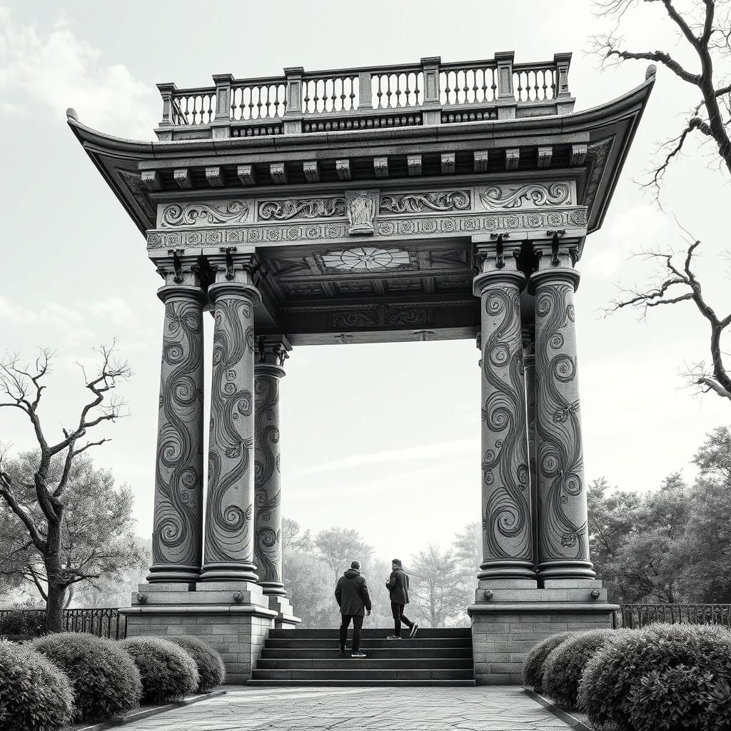 Abstract Fractal Geometry with 3D Shading