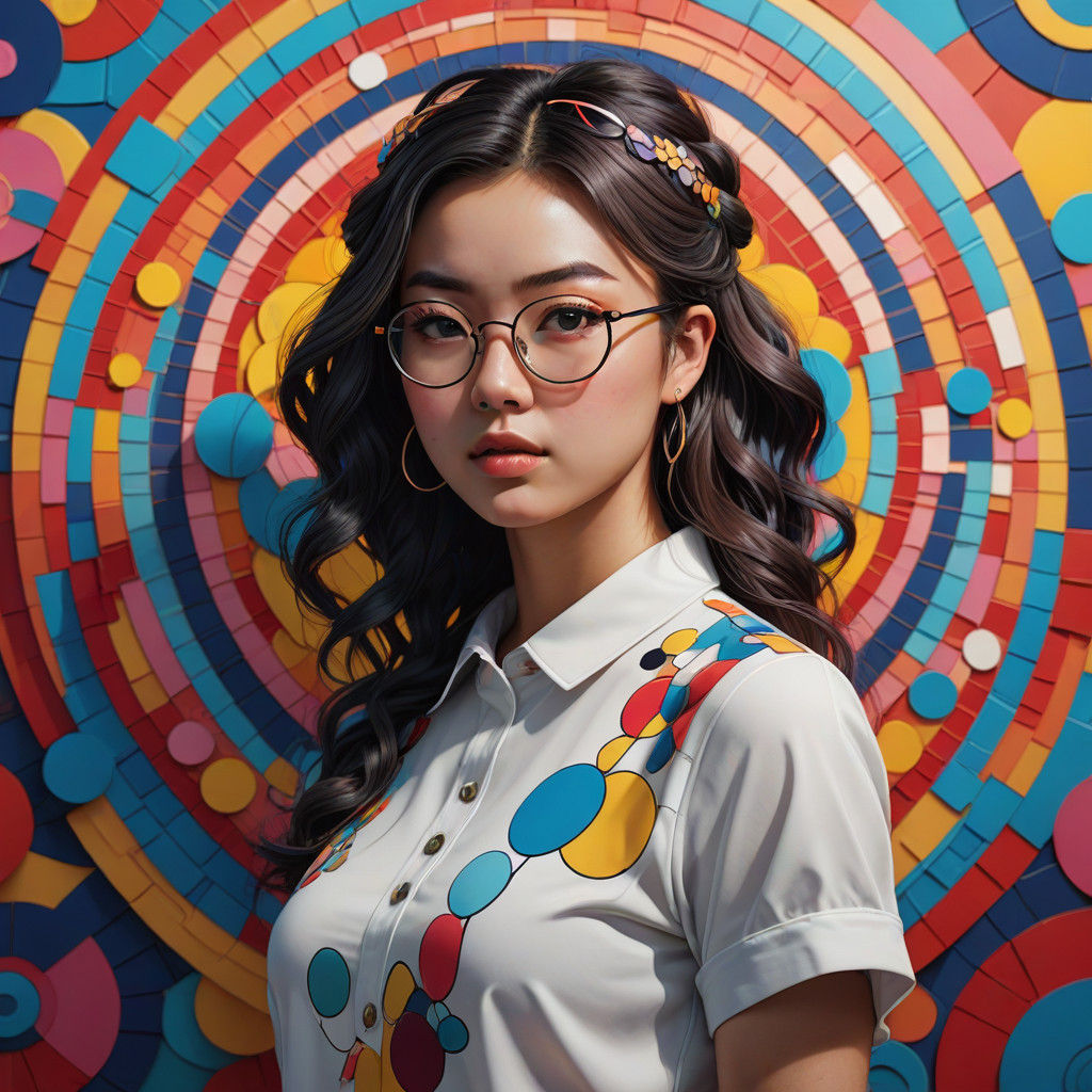 Hyperrealistic Art of a Finnish College Student in High-Wais...