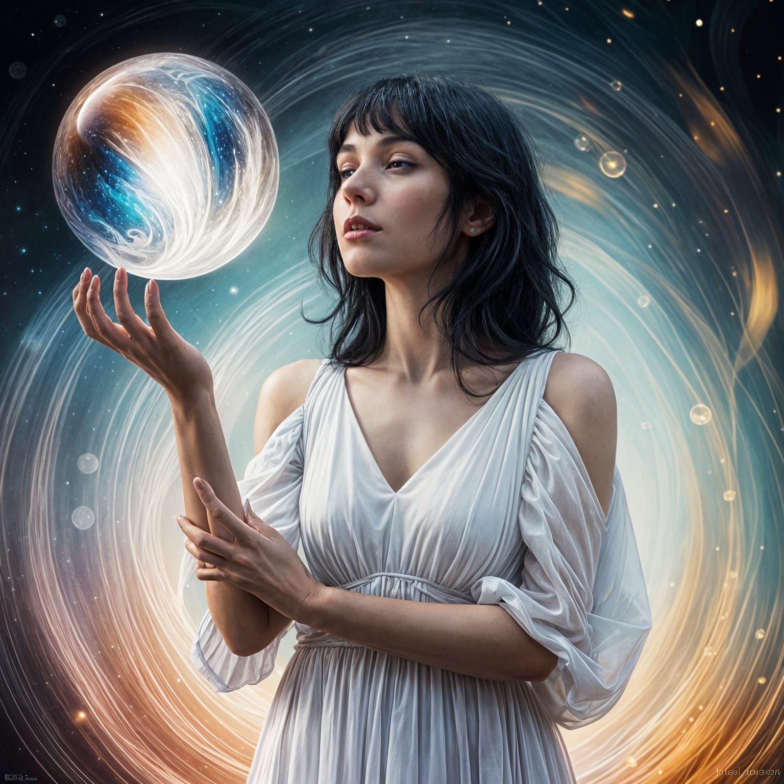 Smiling Witch Vengeance in Vargas Style