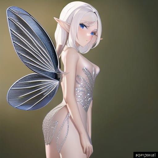 Ethereal Fairy Wings Shimmering with Light