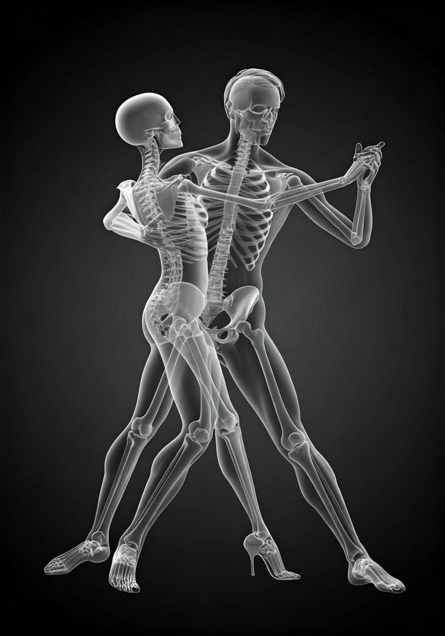 X-Ray Tango: A Dance of Anatomy and Passion