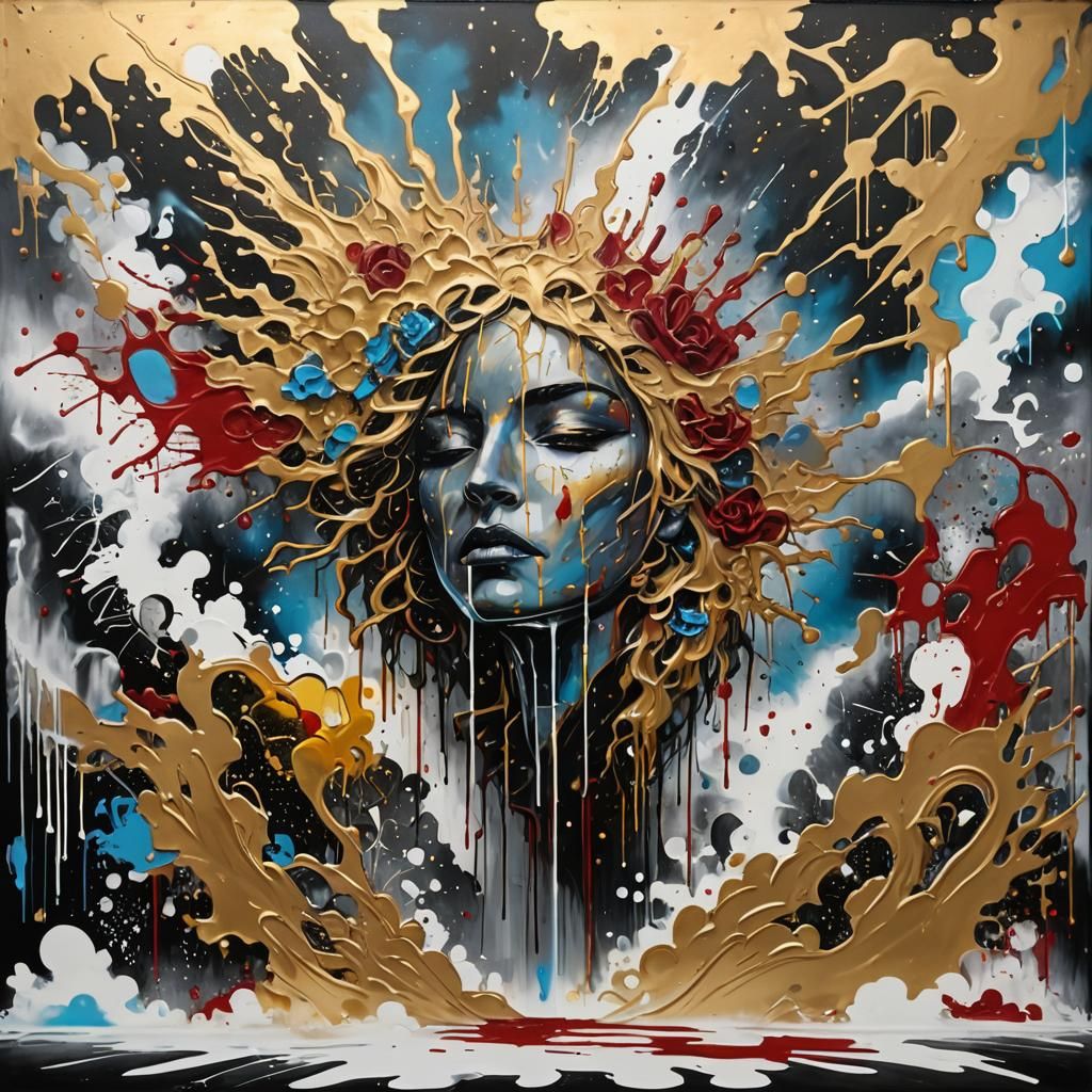 Graffiti Art: Winds of Dreams in Street Art Style