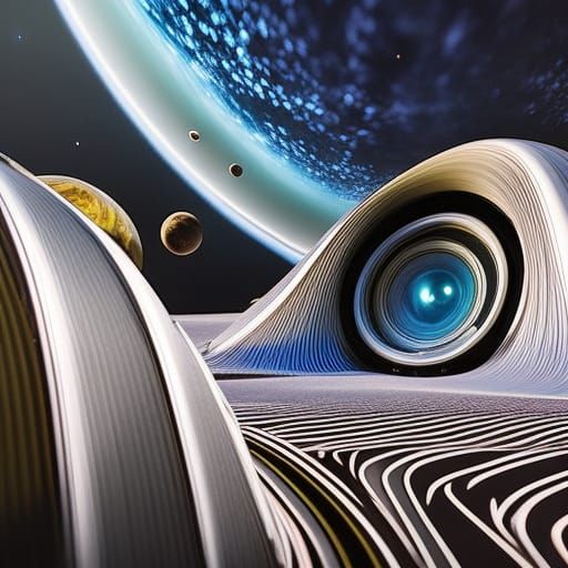 Futuristic Space Station