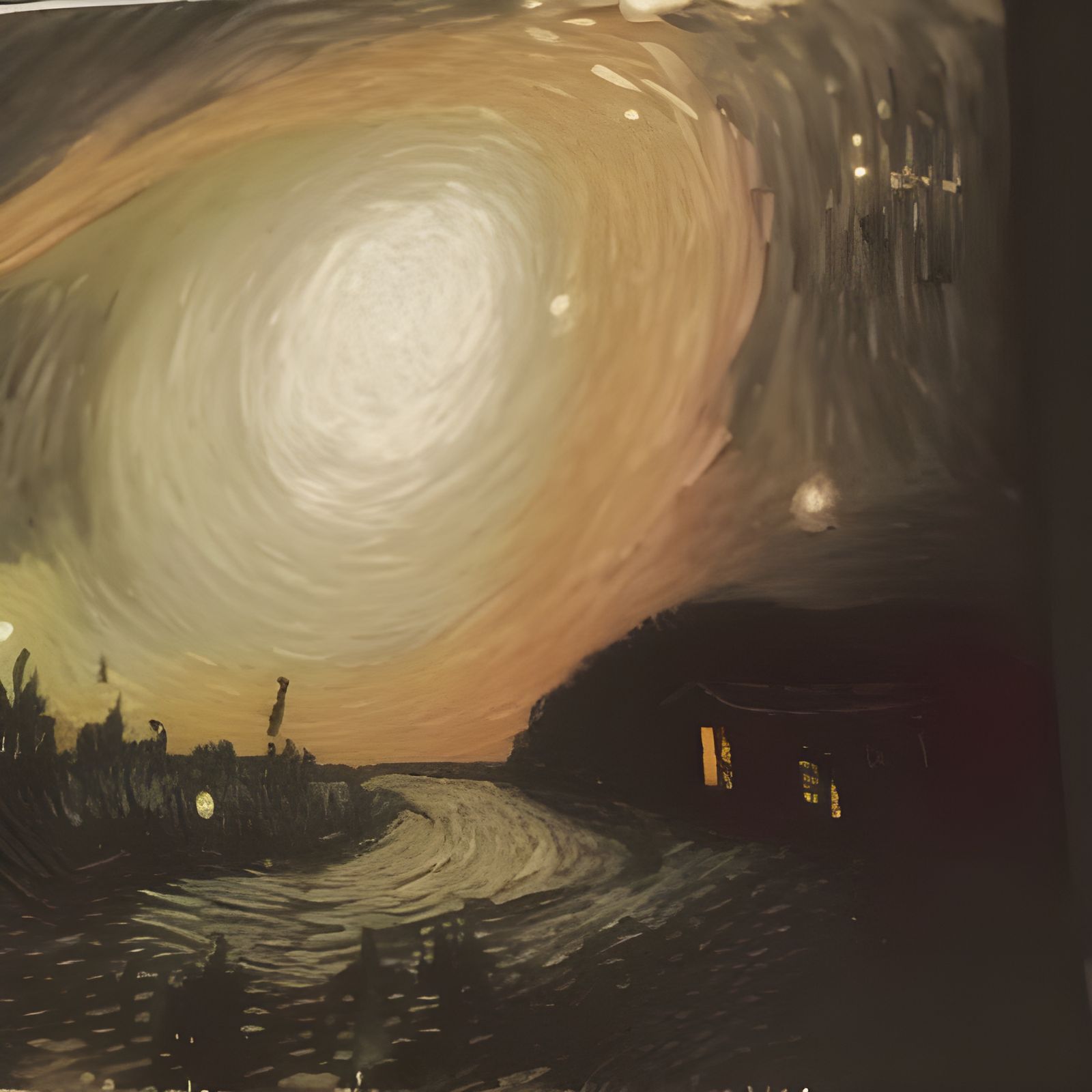 Winter's night, no starry