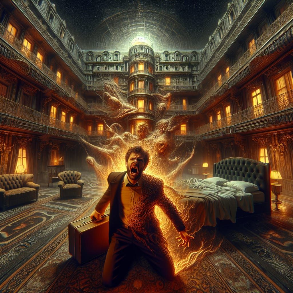 Eerie Haunted Hotel: A Surreal Isolation-Driven Horror