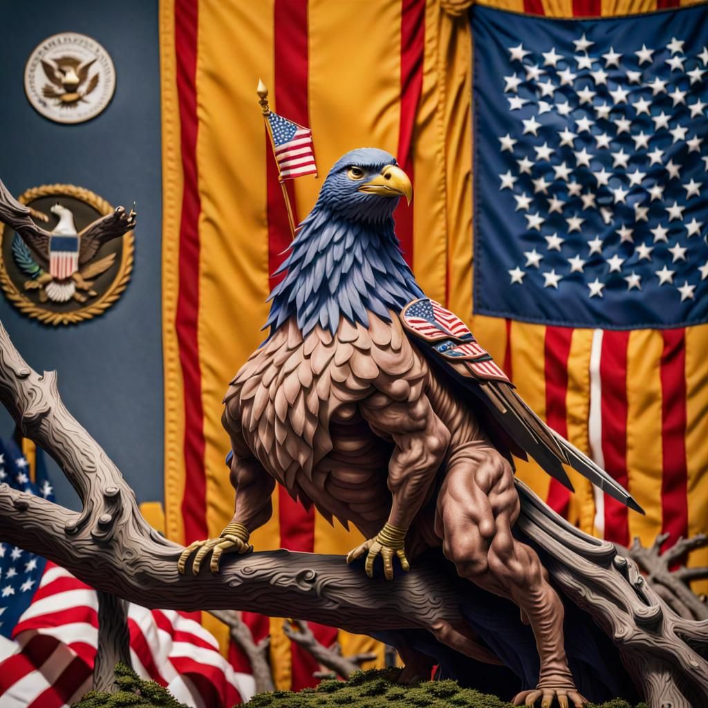 bonsai bill war hero him standing up the american flag to show a victory hard deserved