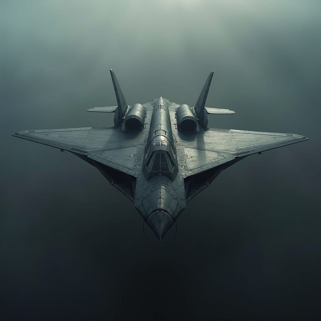 Dieselpunk SR71 Blackbird Spy Plane