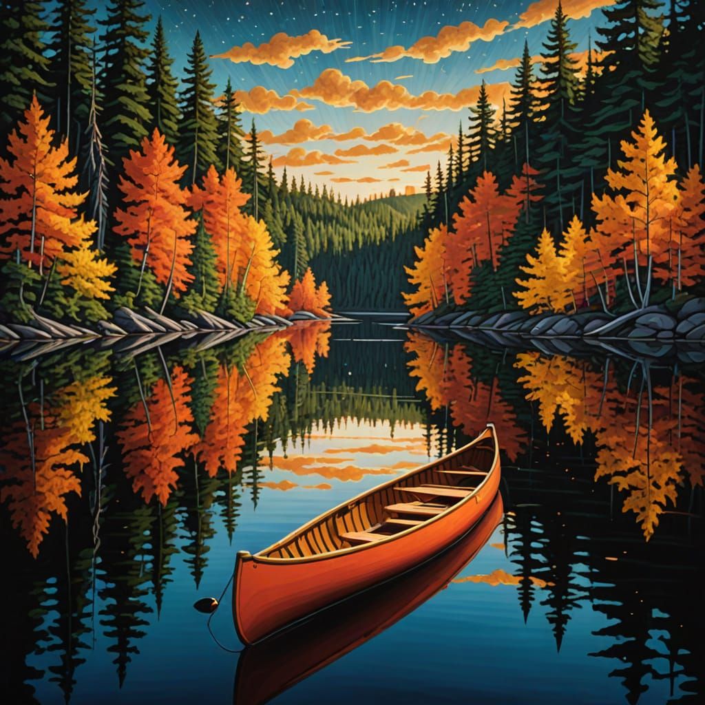 Cedar Canoe in Algonquin Park: A Sentient Vessel in Harmony ...