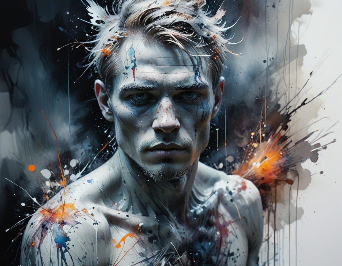 Ivar The Boneless in Watercolour Style