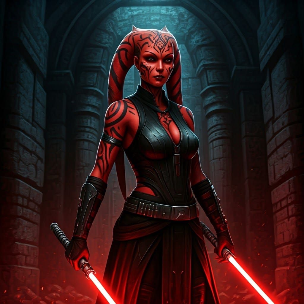 Dark Sith Assassin in Ancient Temple