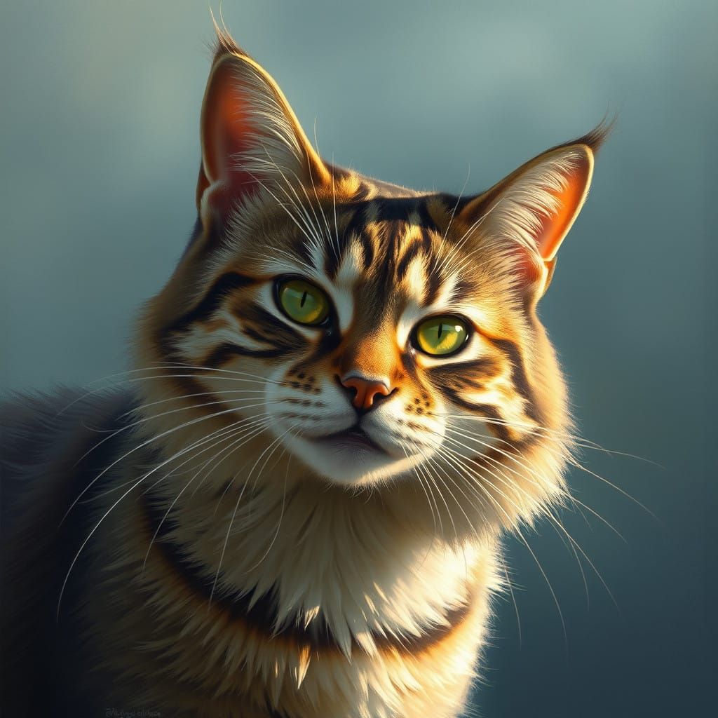 Morning Sunrise in Whimsical Matte Painting