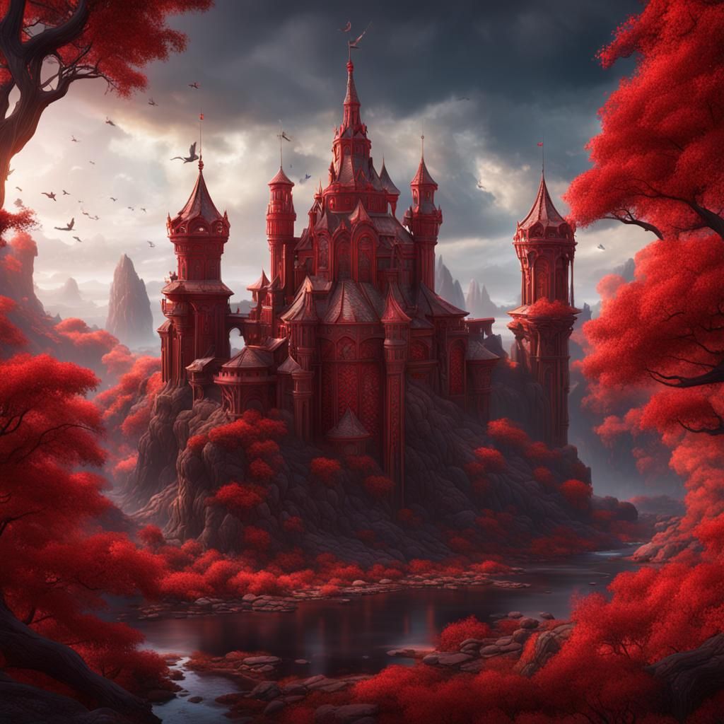 Igris, the Red: Detailed Fantasy Concept Art