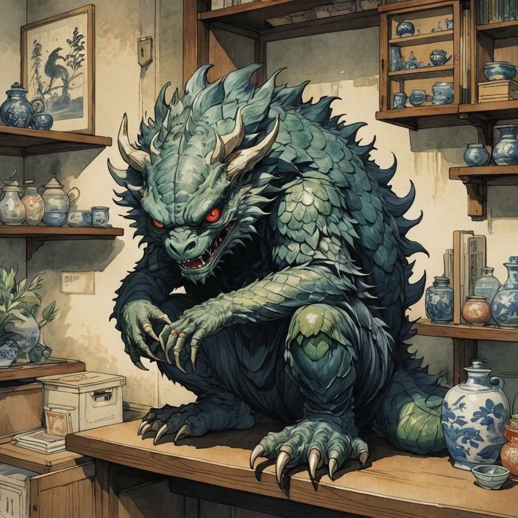 Predatory Plant Monster Ready to Attack