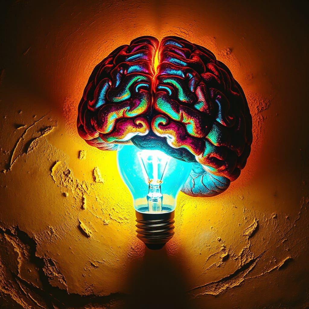 Surrealistic Trompe L'oeil Artwork in Impressionist Style