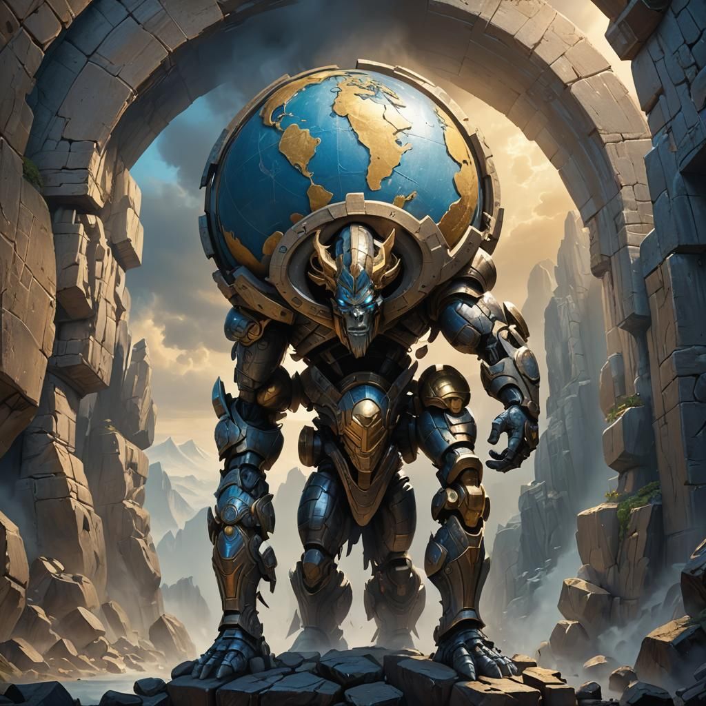 Atlas Burdened: Mythic Concept Art of Crushing World