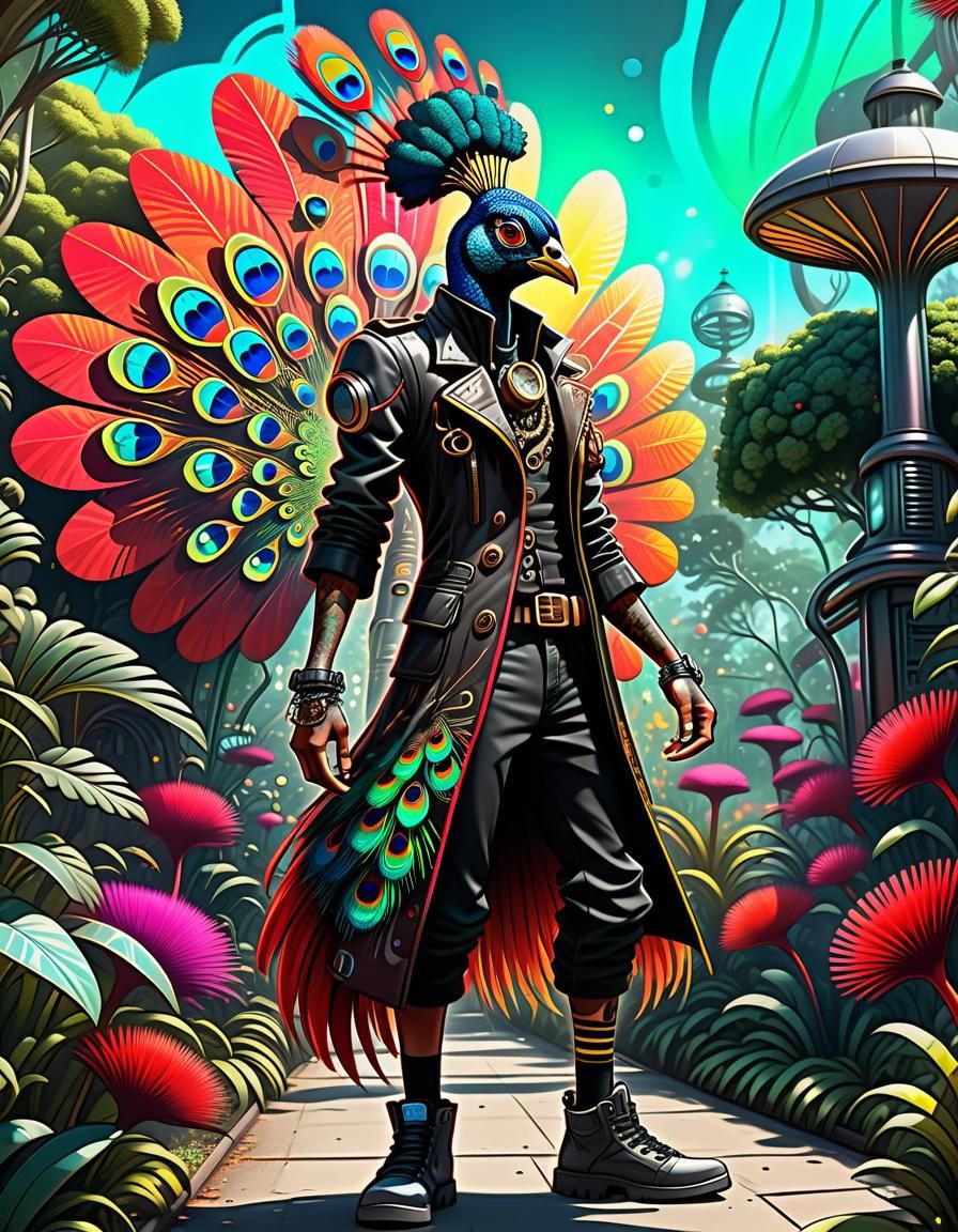 The Peacock Man 💙