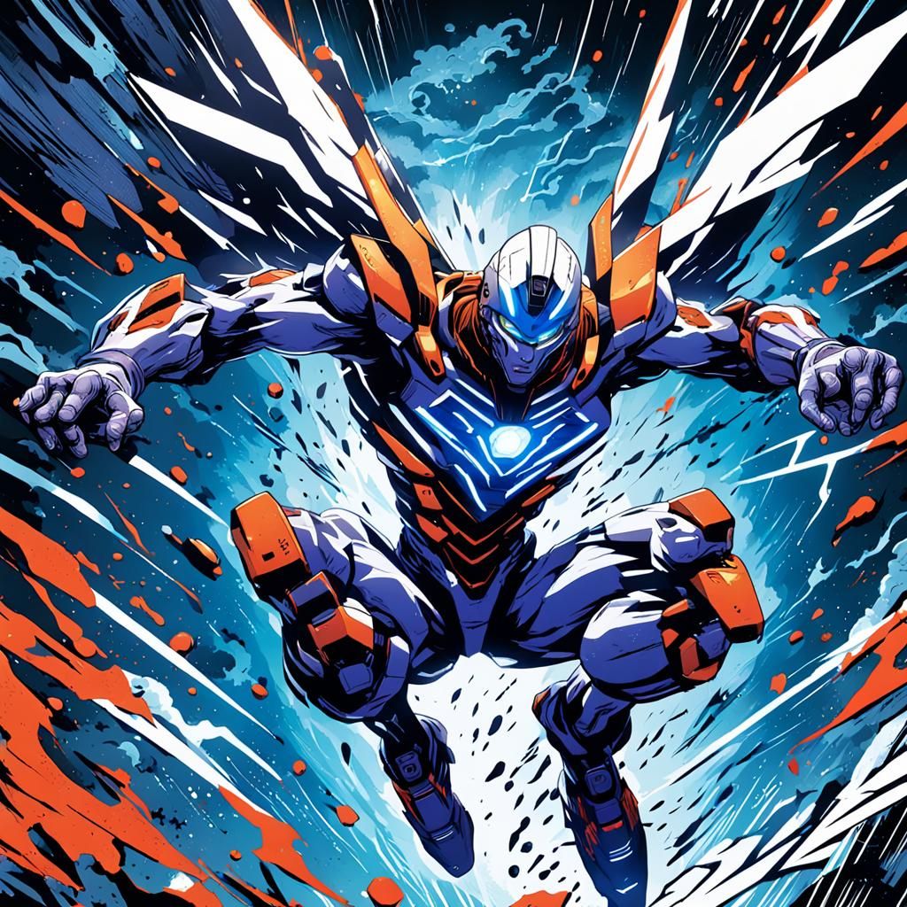 Epic Evangelion Soars in Comic Book Art