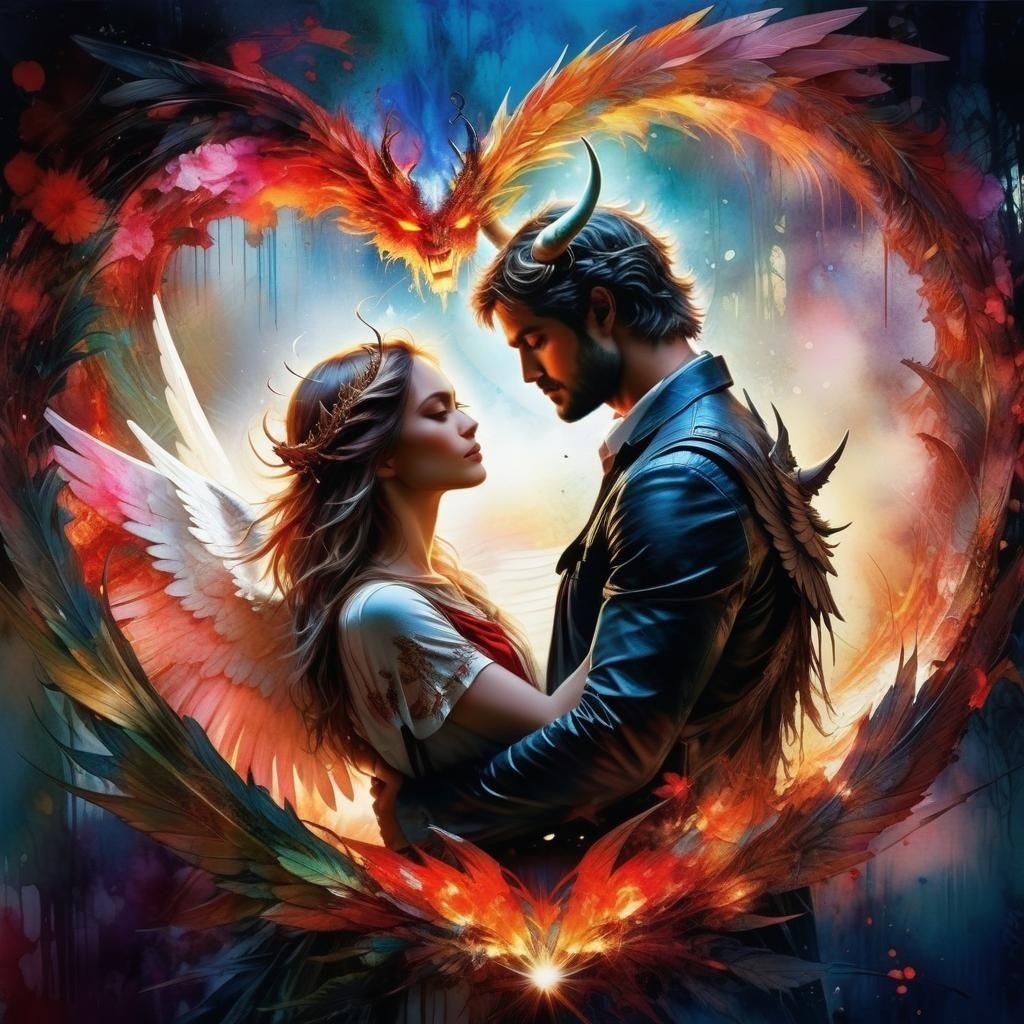 Angel and Demon in Love