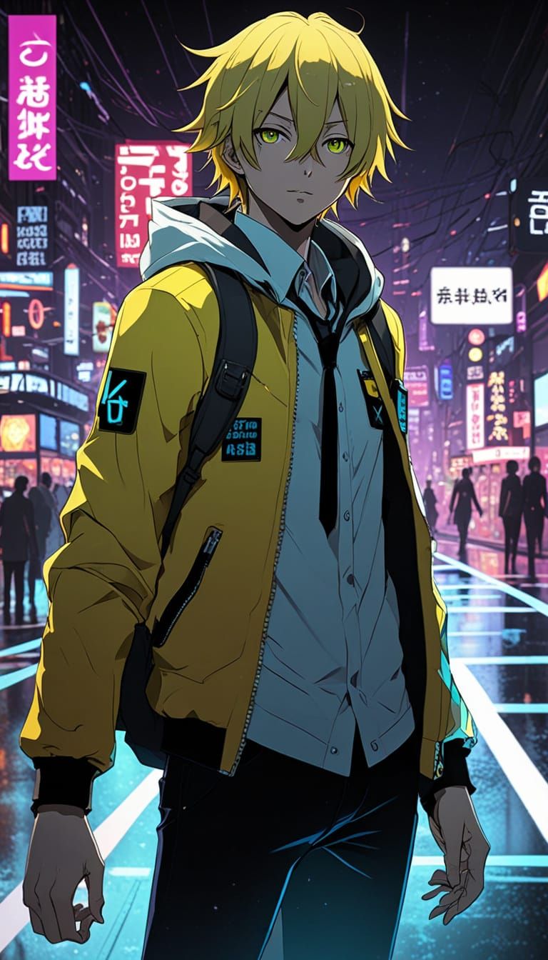 Surreal Anime Icon Blends Psychedelia and Glitchcore in Cosm...