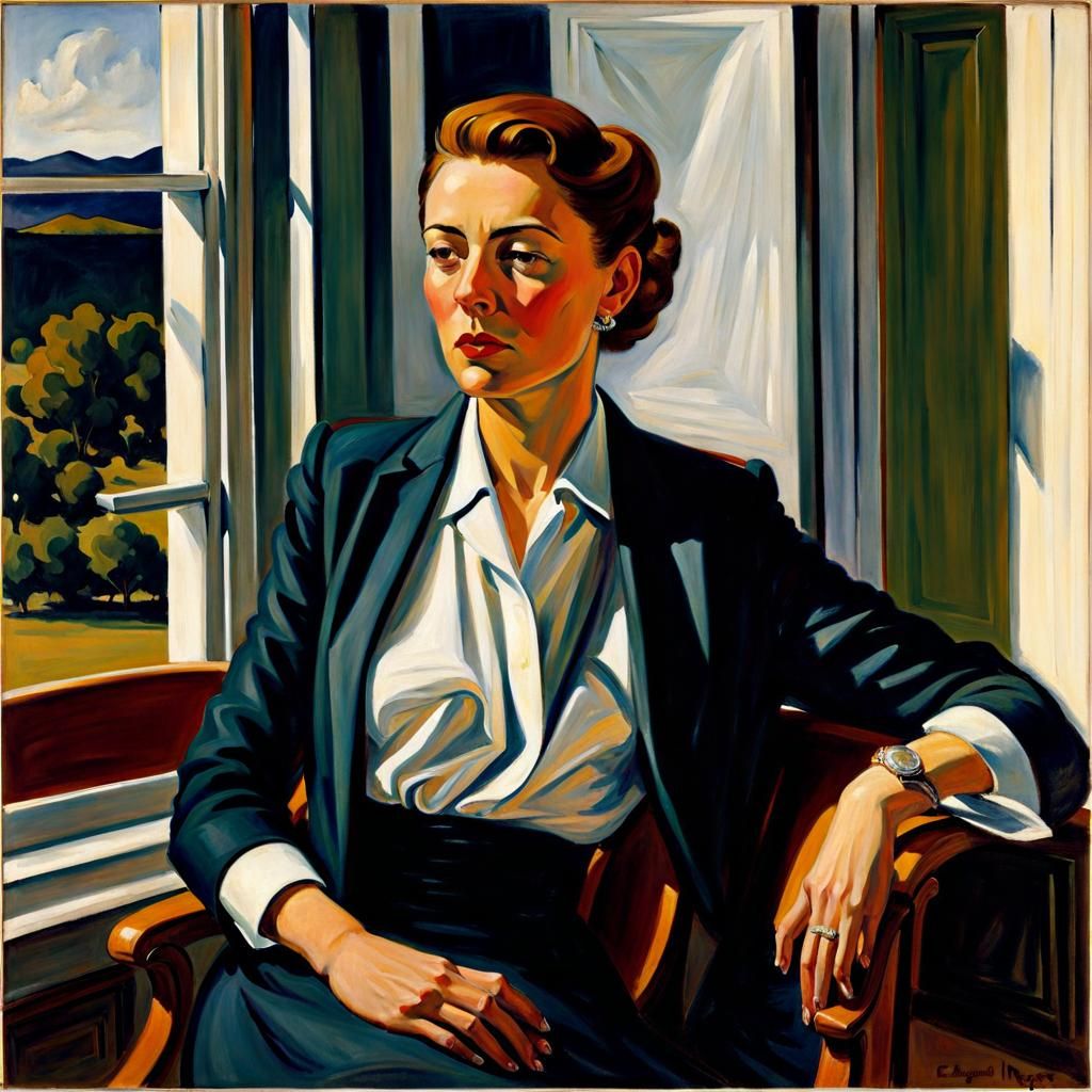 American Modernism: Abstract Landscape with Stark Light