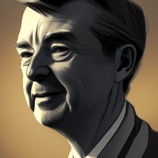 Detailed Portrait Reminiscent of Art Nouveau