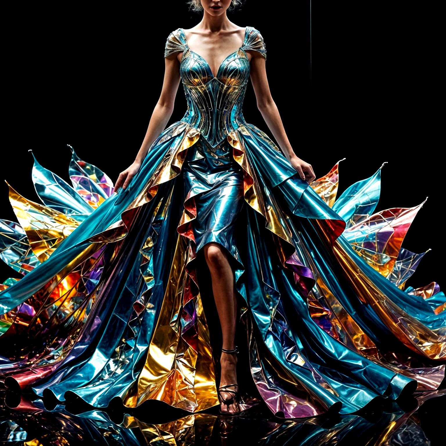 Stained glass outfit.