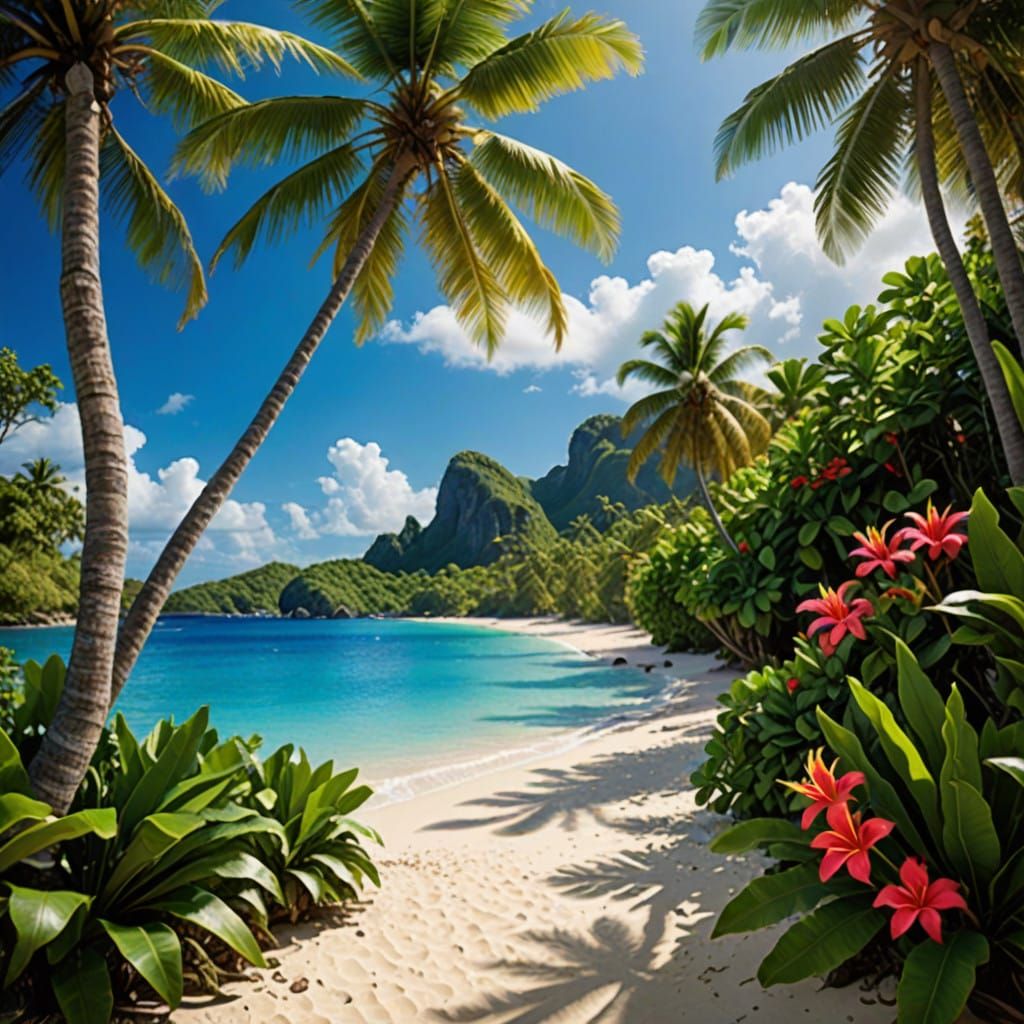 Vibrant Tropical Paradise in a Free Spirited Atmosphere