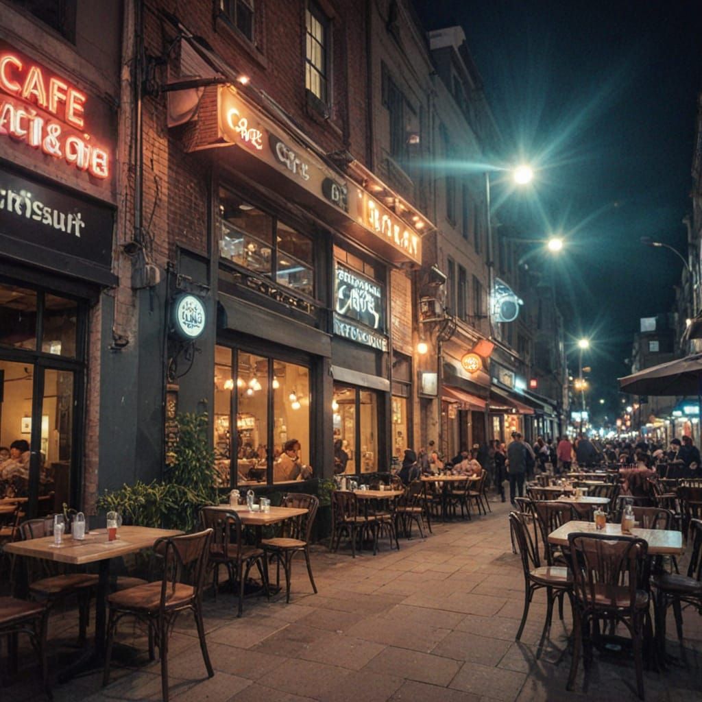 Cozy Morning Cafe Scene