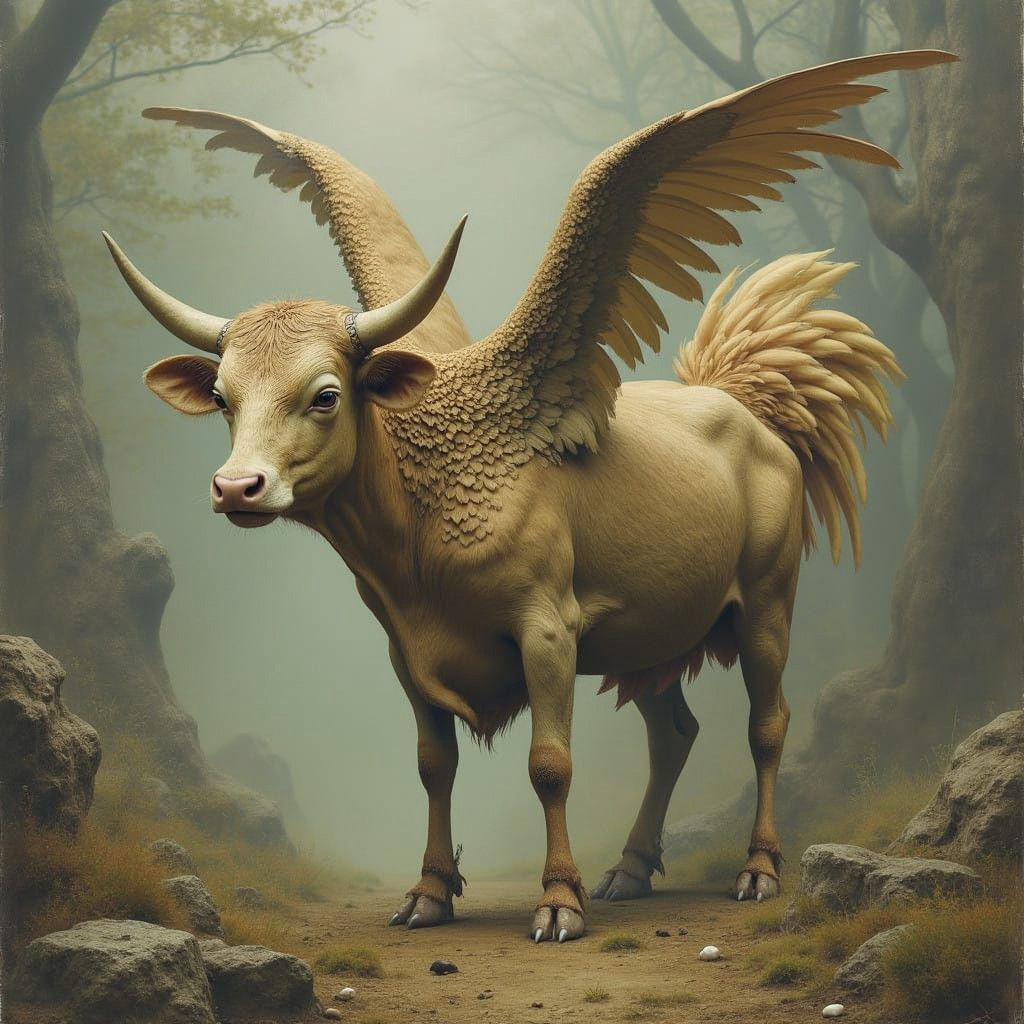 Hybrid Bird Cattle Creature