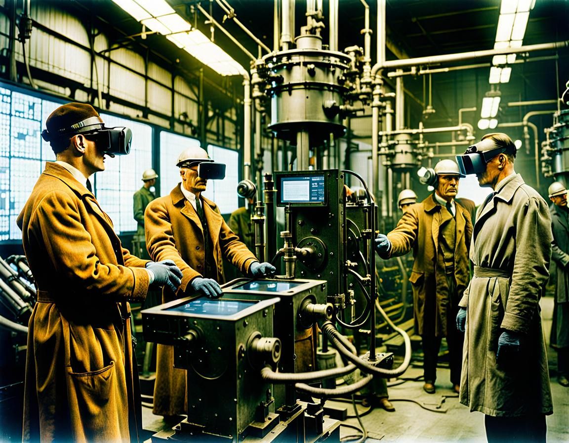 Metropolis-Inspired Workers in Virtual Reality