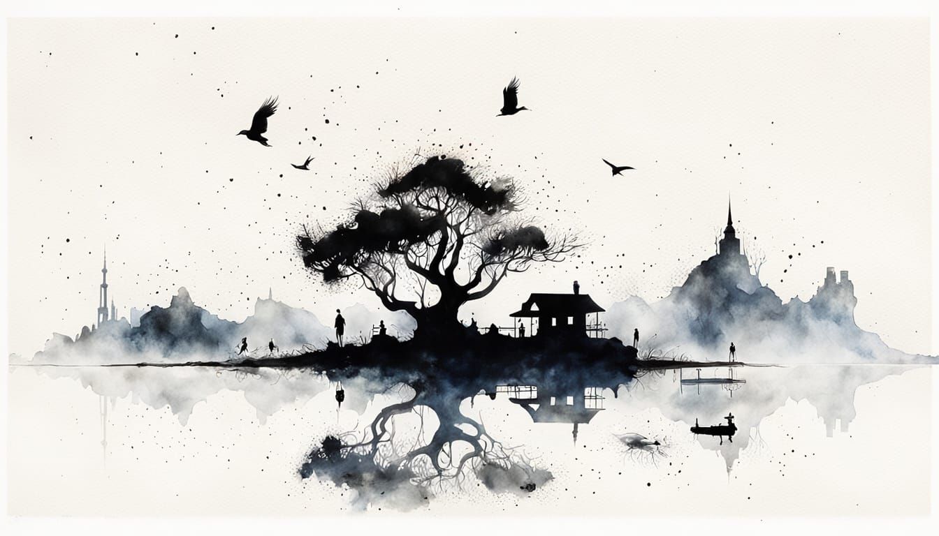 Surrealist Landscape in Soft Focus