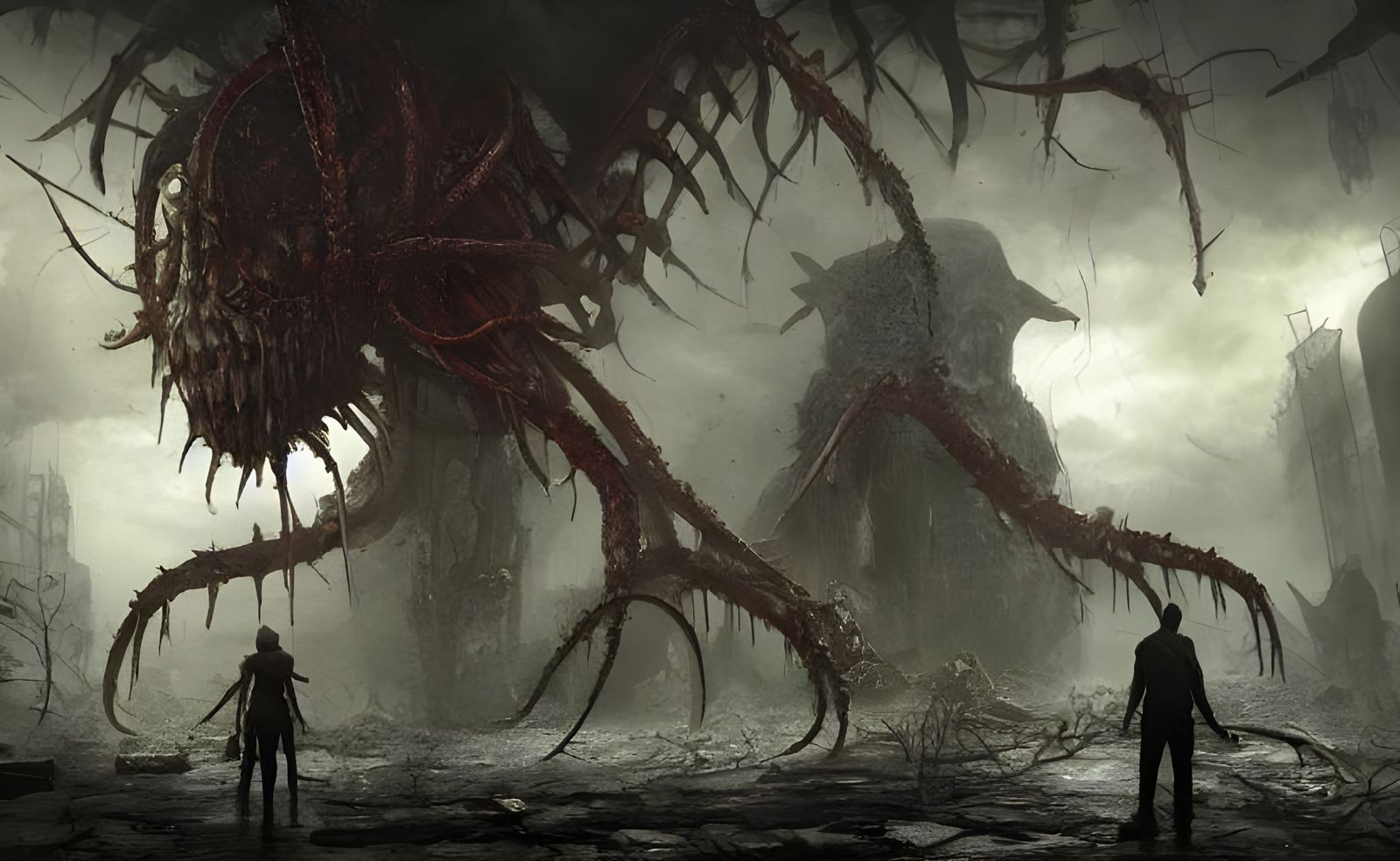 Dark Post-Apocalyptic World Ruled by Elder God