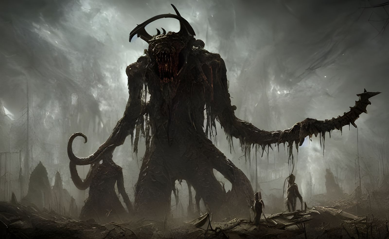 Post-Apocalyptic World Ruined by Lovecraftian God