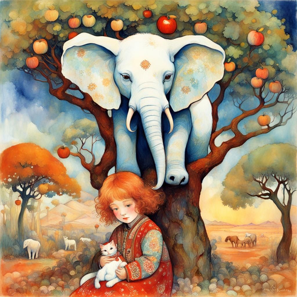 A little girl's world