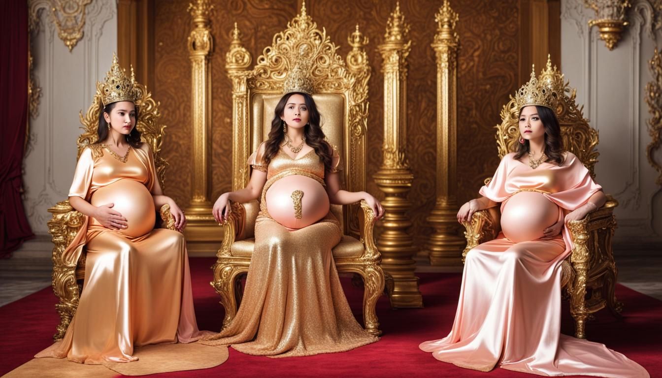 Pregnant Woman and Sister Revered as Goddesses