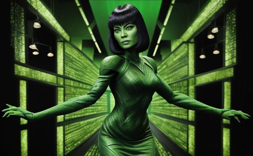 Vina, the Orion dancing woman from Star Trek