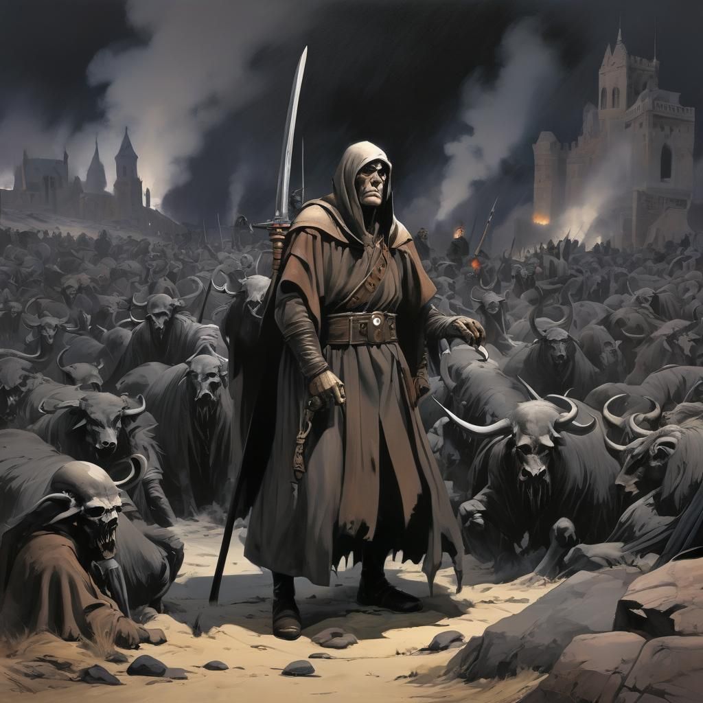 Grimdark Fantasy Illustration