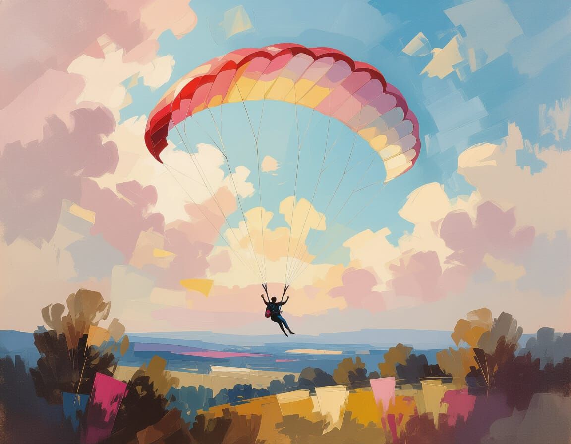 Parachuting: Impressionistic Painting in Meta-Modern Romanti...