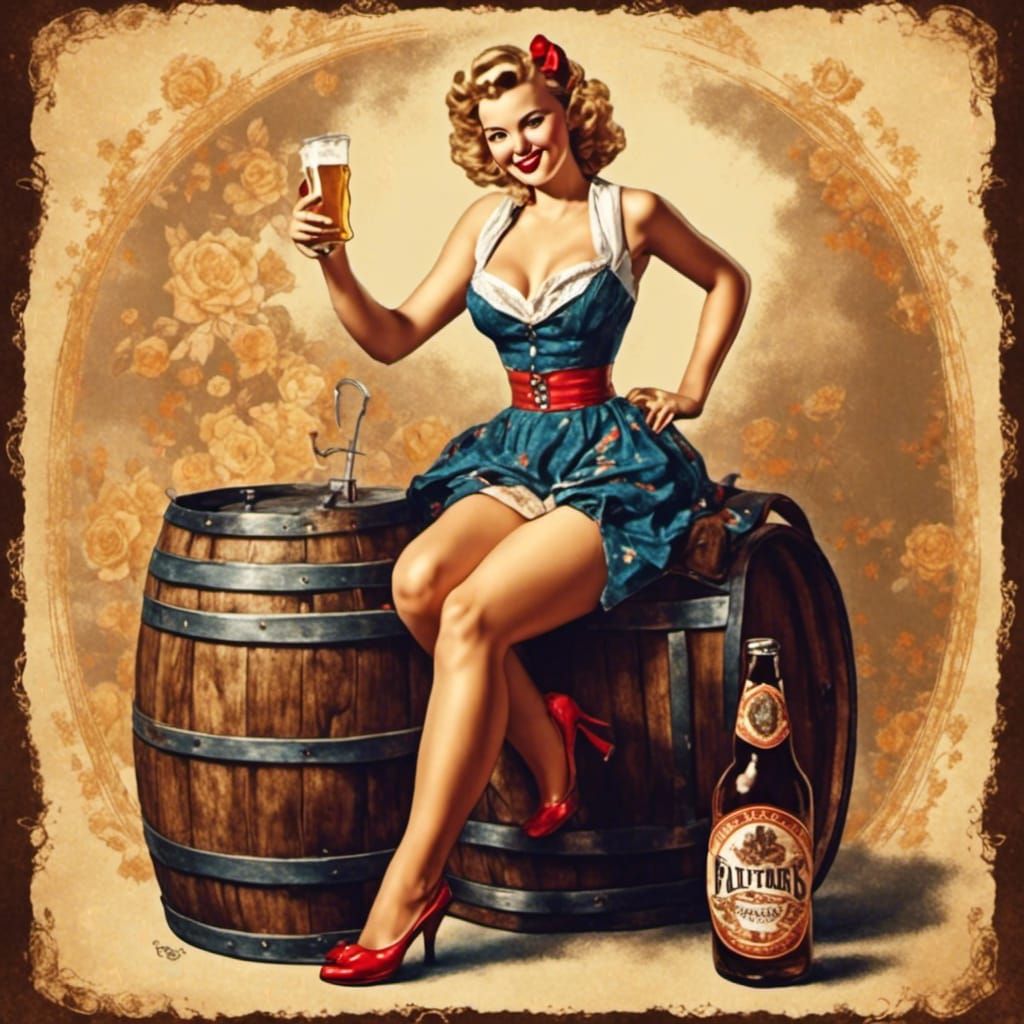 Pin-Up Beer poster