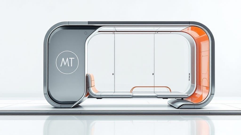 Futuristic Bus Stop Concept Design