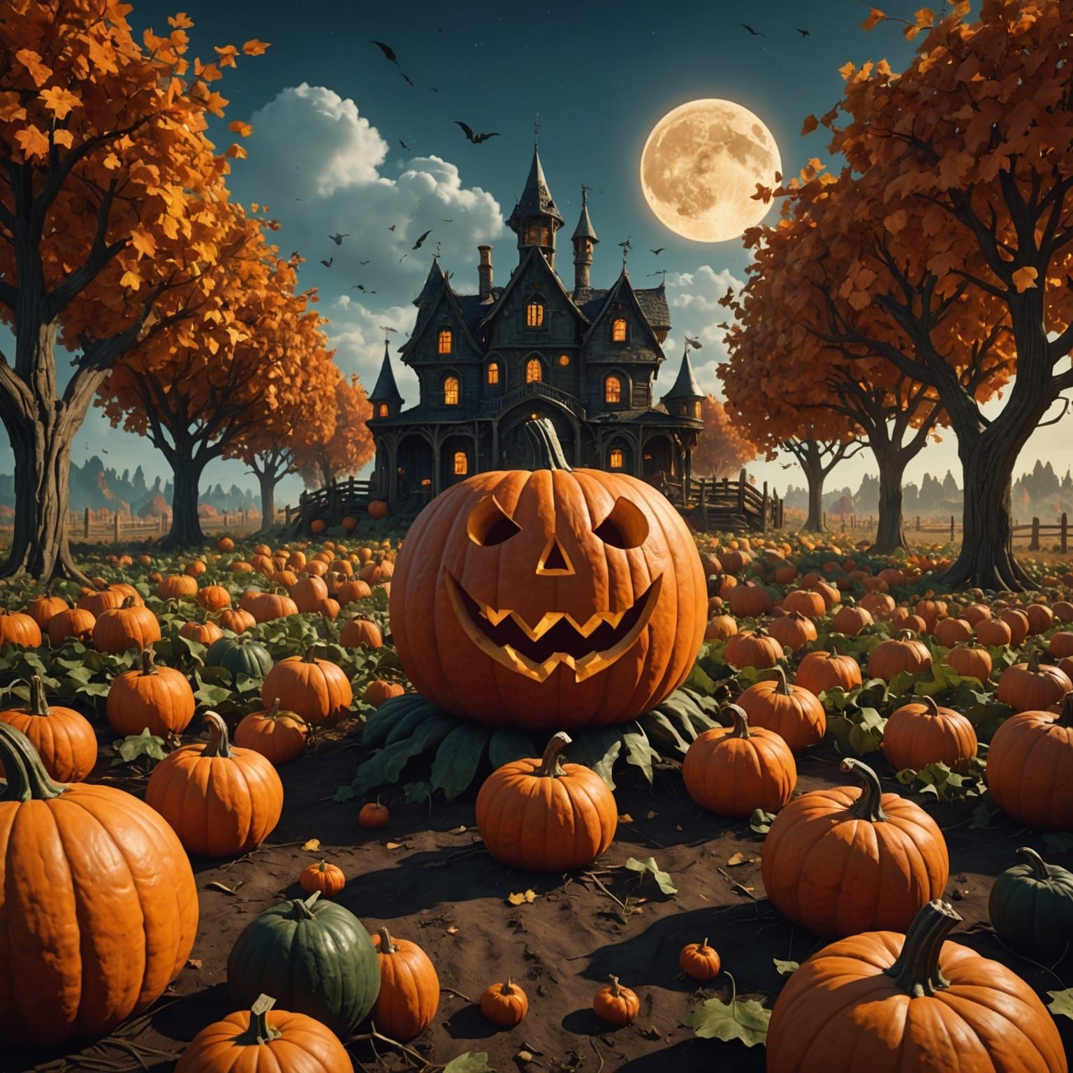The Great Pumpkin Rises: Fantasy Concept Art