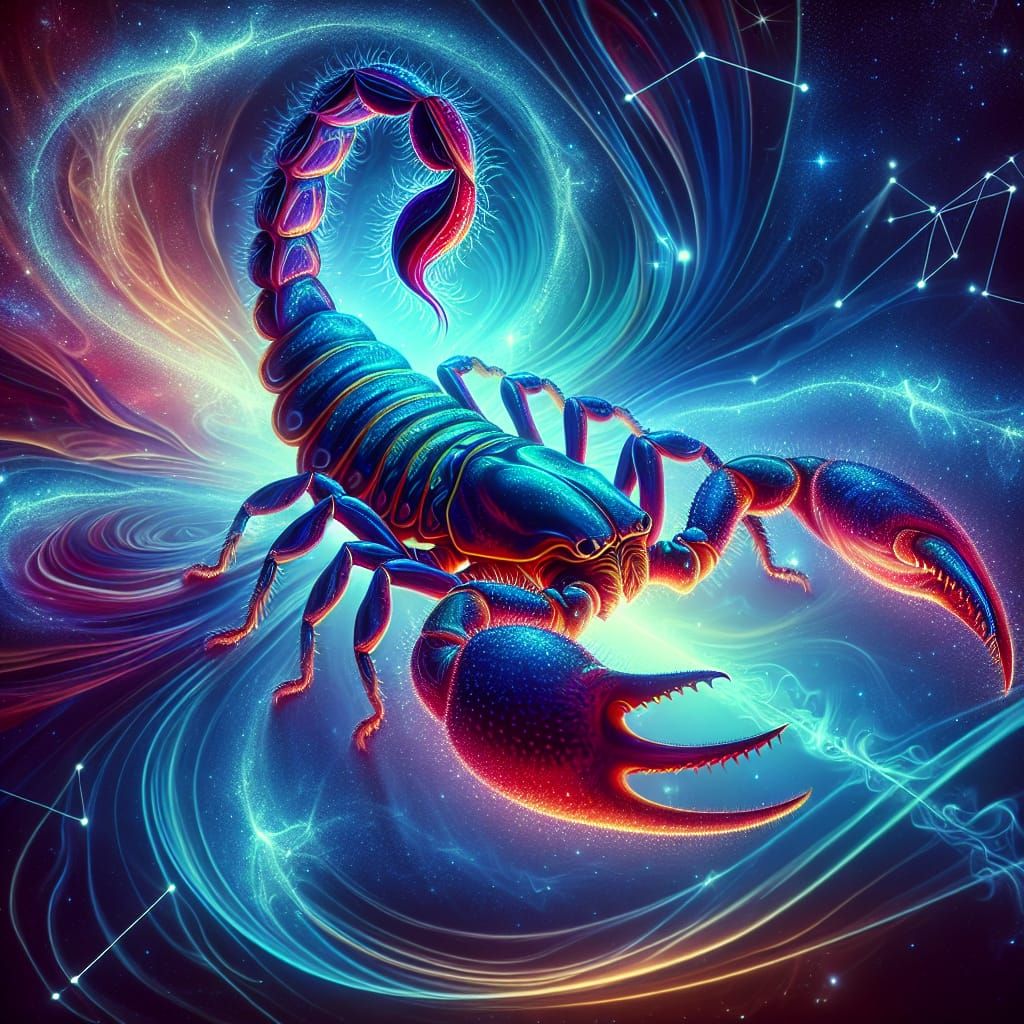 Mystical Scorpion's Metaphysical Transcendence into Cosmos