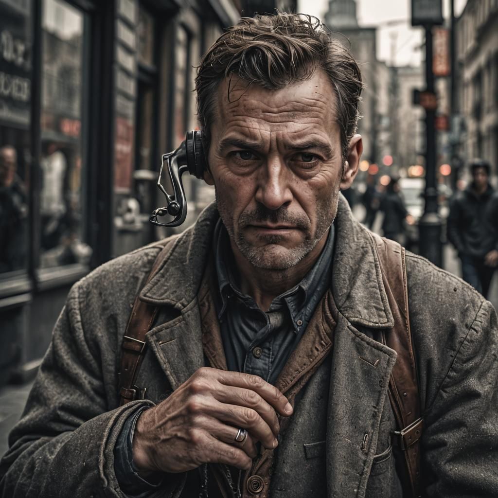 Hyperrealistic Portrait of a Man