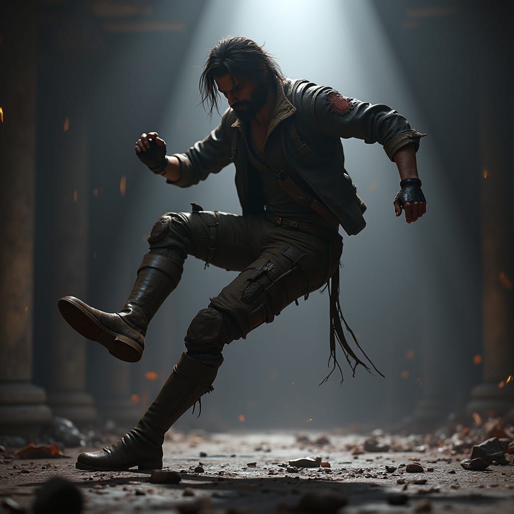 Venom Snake Performs a Flawless Kick Flip in a Dark, Gritty ...