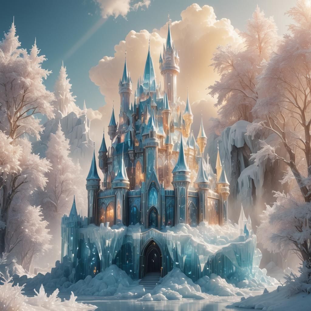 Crystal Ice Castle in Divine Sunshine