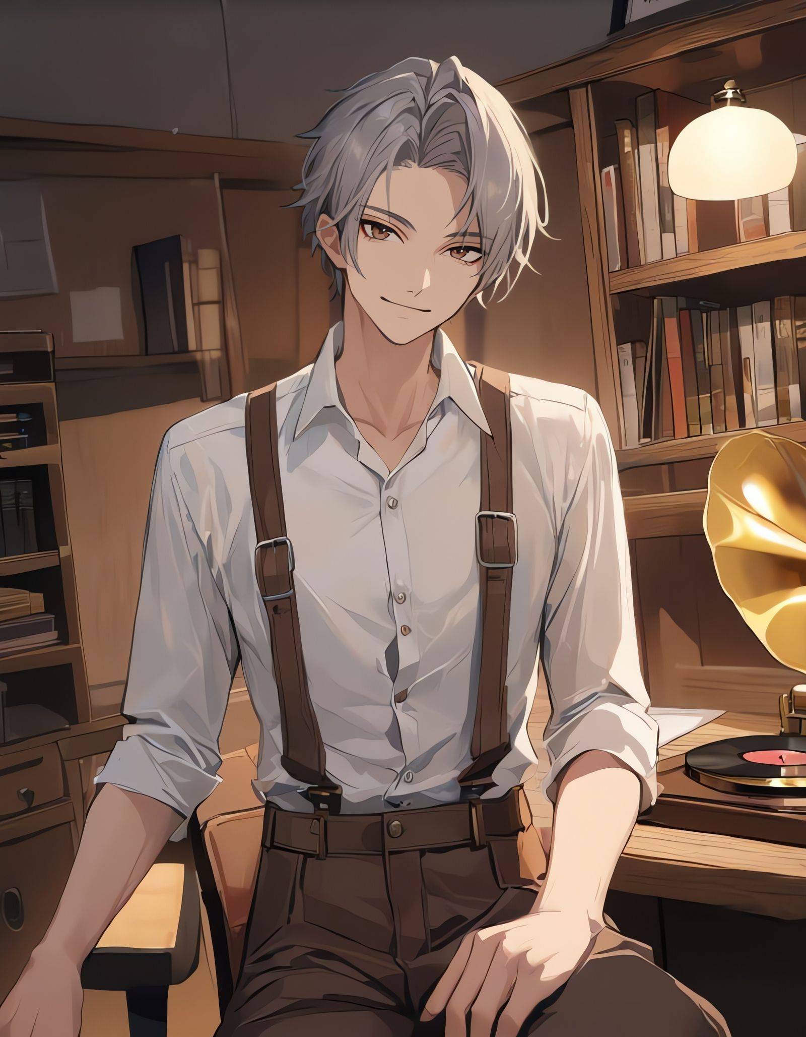 Mysterious Cowboy in the Office