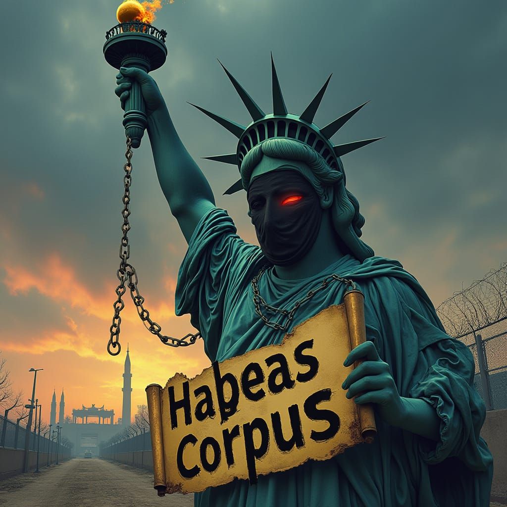 Liberty Shrouded in Shadows, Freedom's Chains